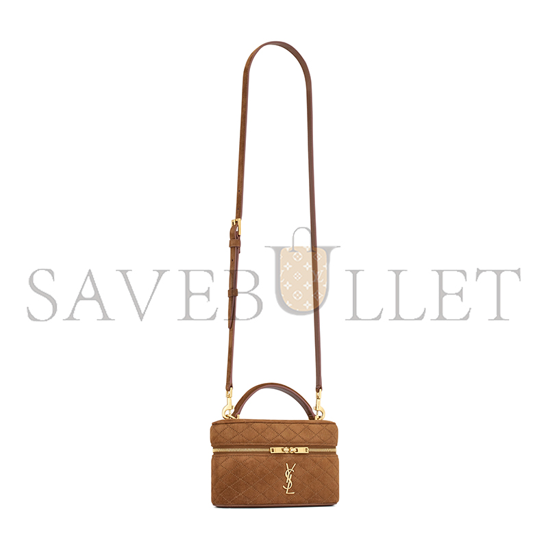 Y51 GABY VANITY IN SUEDE 7667311U8272916 (18*11*6.5cm)